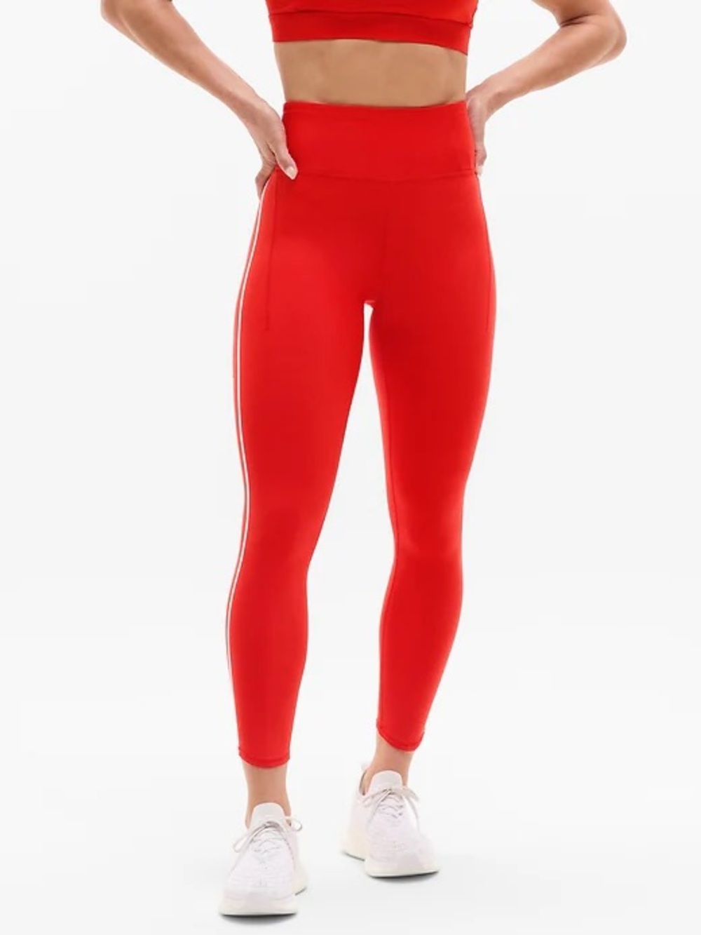 Athleta Pace Setter High-Waist Leggings Cardinal